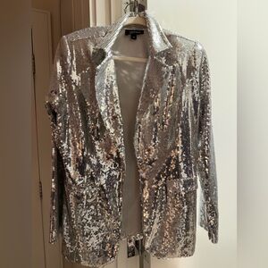 Yumi Kim Silver Sequin Blazer